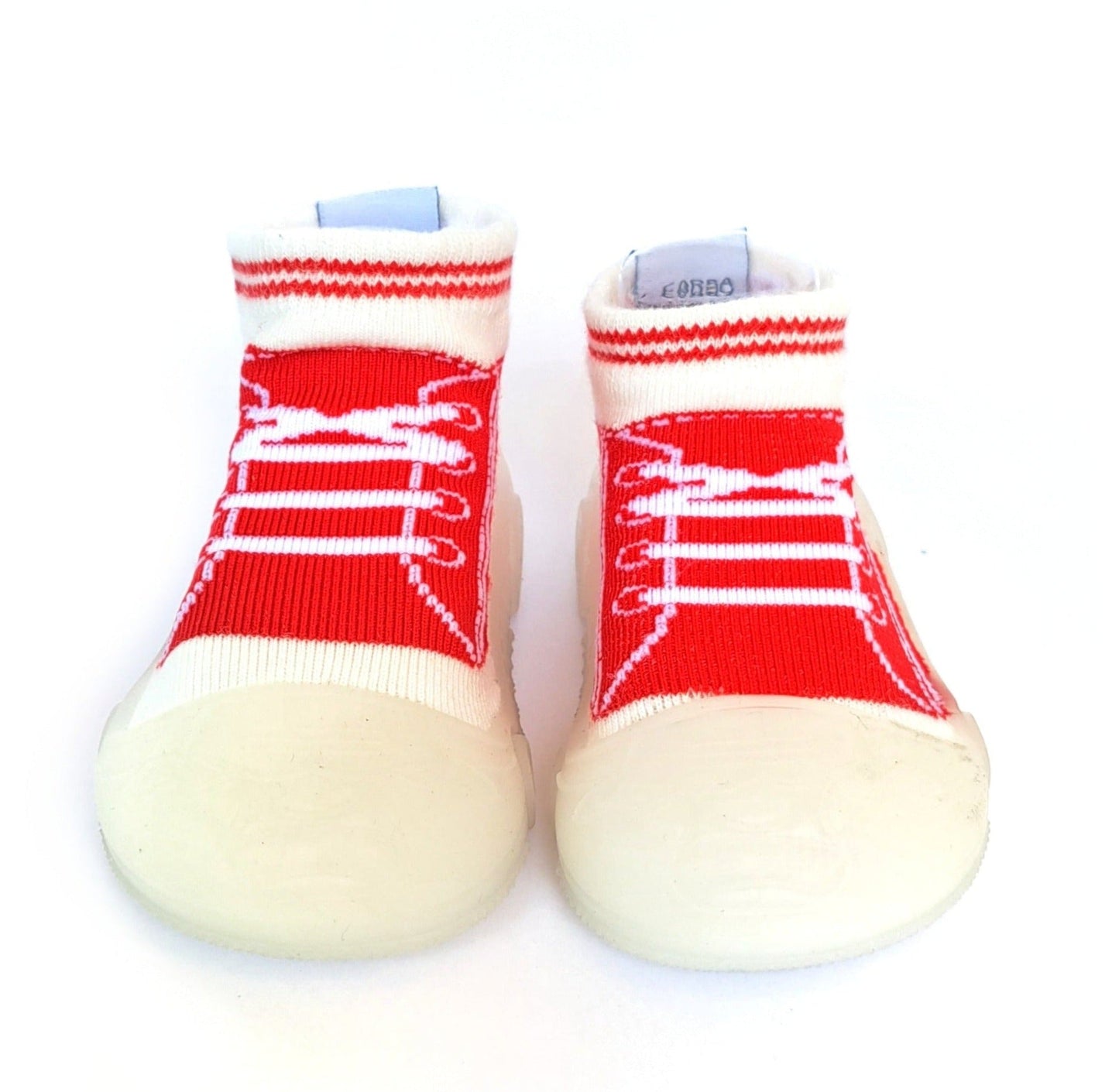 Fast Back by Bearba-Sock Shoes for First Time Walkers- Sizes XS,S,M-Non slip soles- Machine washable- Colours Blue/Red - Bearba